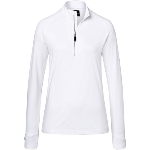 Ladies' Sports Shirt Half-Zip - Langarm-Shirt mit Reißverschluss für Sport und Freizeit [Gr. M] (Art.-Nr. CA107838) - Angenehm weiche, wärmende, bi-elastisch...