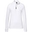 Ladies' Sports Shirt Half-Zip - Langarm-Shirt mit Reißverschluss für Sport und Freizeit [Gr. M] (white) (Art.-Nr. CA107838)