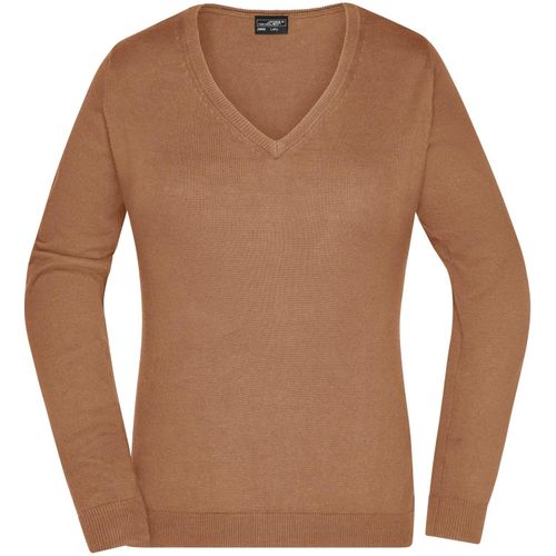 Ladies' V-Neck Pullover - Klassischer Baumwoll-Pullover [Gr. XL] (Art.-Nr. CA108666) - Leichte Strickqualität
V-Ausschnitt
Mas...