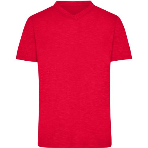 Men's Slub T-Shirt - Funktions T-Shirt für Freizeit und Sport [Gr. XXL] (Art.-Nr. CA108987) - Elastischer Single Jersey aus Flammgarn
...