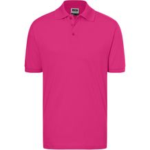 Classic Polo - Hochwertiges Polohemd mit Armbündchen [Gr. L] (pink) (Art.-Nr. CA109057)