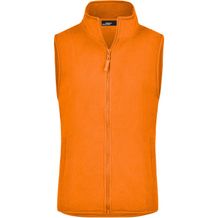 Girly Microfleece Vest - Leichte Weste aus Microfleece [Gr. L] (orange) (Art.-Nr. CA109524)
