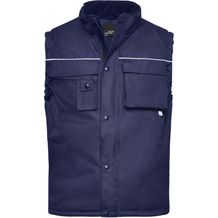 Workwear Vest - Robuste, wattierte Weste [Gr. XXL] (navy) (Art.-Nr. CA109801)