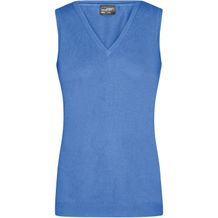 Ladies' V-Neck Pullunder - Klassischer Baumwoll-Pullunder [Gr. M] (glacier-blue) (Art.-Nr. CA109820)