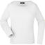 Ladies' Shirt Long-Sleeved Medium - Langarm T-Shirt aus Single Jersey [Gr. 3XL] (white) (Art.-Nr. CA110199)