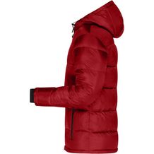 Men's Padded Jacket - Gesteppte Winterjacke aus recyceltem Polyester mit DuPont'Sorona® Wattierung (red / black) (Art.-Nr. CA110369)