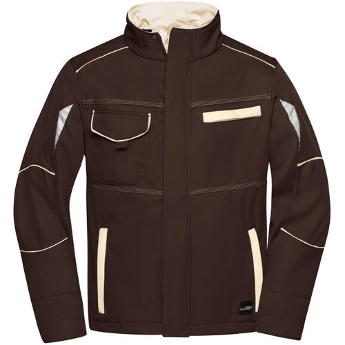 Workwear Softshell Jacket - Funktionelle Softshelljacke mit hochwertiger Ausstattung [Gr. 5XL] (Art.-Nr. CA111146) - Robustes, strapazierfähiges Softshellma...