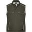 Workwear Softshell Padded Vest - Professionelle Softshellweste mit warmem Innenfutter und hochwertigen Details im cleanen Look [Gr. 6XL] (olive) (Art.-Nr. CA111671)