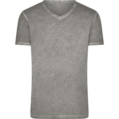 Men's Gipsy T-Shirt - Trendiges T-Shirt mit V-Ausschnitt [Gr. L] (Art.-Nr. CA112059) - Baumwoll Single Jersey mit aufwändige...