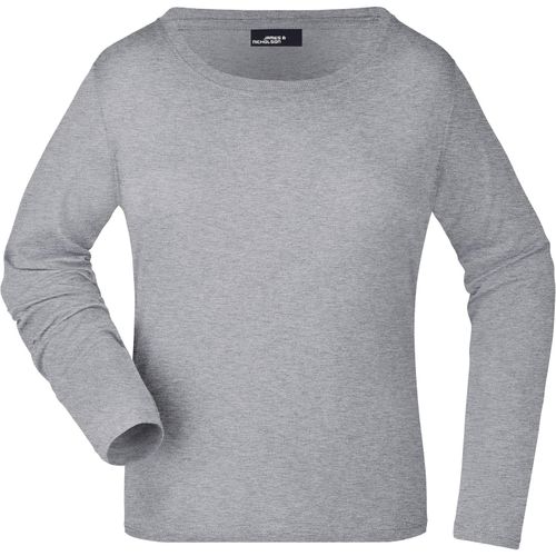 Ladies' Shirt Long-Sleeved Medium - Langarm T-Shirt aus Single Jersey [Gr. S] (Art.-Nr. CA112642) - Gekämmte, ringgesponnene Baumwolle
JN91...
