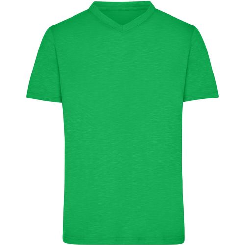 Men's Slub T-Shirt - Funktions T-Shirt für Freizeit und Sport [Gr. XXL] (Art.-Nr. CA112811) - Elastischer Single Jersey aus Flammgarn
...