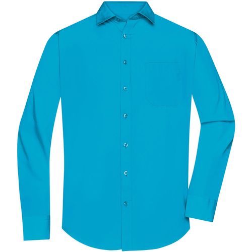 Men's Shirt Longsleeve Poplin - Klassisches Shirt aus pflegeleichtem Mischgewebe [Gr. 3XL] (Art.-Nr. CA113696) - Popeline-Qualität mit Easy-Care-Ausrüs...