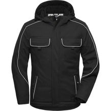 Workwear Softshell Padded Jacket - Professionelle Softshelljacke mit warmem Innenfutter und hochwertigen Details im cleanen Look [Gr. 5XL] (black) (Art.-Nr. CA113761)