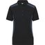 Ladies' Workwear Polo - Strapazierfähiges und pflegeleichtes Polo mit Kontrasteinsätzen [Gr. S] (black/carbon) (Art.-Nr. CA114327)
