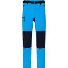 Men's Trekking Pants - Bi-elastische Outdoorhose in sportlicher Optik [Gr. S] (bright-blue/navy) (Art.-Nr. CA114556)