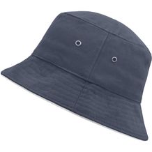 Fisherman Piping Hat - Trendiger Hut aus weicher Baumwolle (navy / white) (Art.-Nr. CA114841)