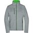 Ladies' Softshell Jacket - Softshell-Jacke in Melange-Optik [Gr. XL] (dark-melange/green) (Art.-Nr. CA114866)