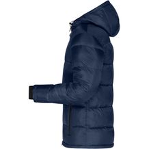Men's Padded Jacket - Gesteppte Winterjacke aus recyceltem Polyester mit DuPont'Sorona® Wattierung (navy / electric-blue) (Art.-Nr. CA115133)