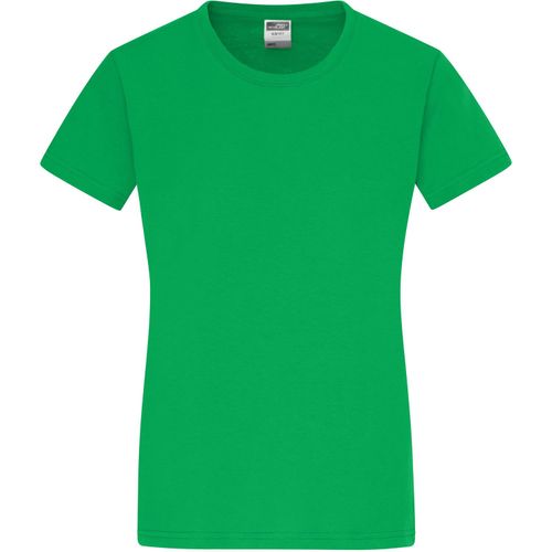 Ladies' Slim Fit-T - Figurbetontes Rundhals-T-Shirt [Gr. L] (Art.-Nr. CA115294) - Einlaufvorbehandelter Single Jersey...