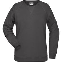 Ladies' Sweat - Klassisches Sweatshirt mit Raglanärmeln [Gr. XL] (graphite) (Art.-Nr. CA115328)