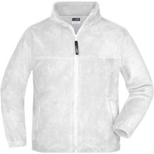 Full-Zip Fleece Junior - Jacke in schwerer Fleece-Qualität [Gr. M] (white) (Art.-Nr. CA115730)