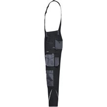Workwear Pants with Bib - STRONG - - Spezialisierte Latzhose mit funktionellen Details [Gr. 60] (schwarz / grau) (Art.-Nr. CA115835)