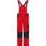 Workwear Pants with Bib - Spezialisierte Latzhose mit funktionellen Details und flexibel einstellbarem, elastischen Bund [Gr. 27] (red/black) (Art.-Nr. CA115853)