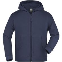 Hooded Jacket Junior - Klassische Kapuzenjacke aus hochwertiger French-Terry-Qualität [Gr. XS] (navy) (Art.-Nr. CA115855)