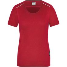 Ladies' Workwear T-Shirt - Strapazierfähiges und pflegeleichtes T-shirt mit Kontrastpaspel [Gr. 3XL] (Art.-Nr. CA116156)