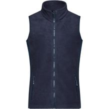 Ladies' Workwear Fleece Vest - Strapazierfähige Fleeceweste im Materialmix [Gr. XXL] (navy/navy) (Art.-Nr. CA116763)