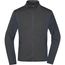 Men's Structure Fleece Jacket - Stretchfleecejacke im sportlichen Look [Gr. L] (black/carbon) (Art.-Nr. CA116872)