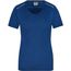 Ladies' Workwear T-Shirt - Strapazierfähiges und pflegeleichtes T-shirt mit Kontrastpaspel [Gr. XS] (dark-royal) (Art.-Nr. CA116931)