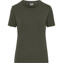 Ladies' BIO Stretch-T Work - T-Shirt aus weichem Elastic-Single-Jersey [Gr. 3XL] (olive) (Art.-Nr. CA117537)