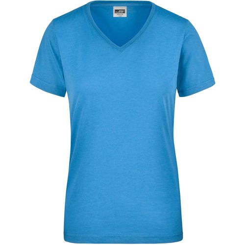 Ladies' Workwear T-Shirt - Strapazierfähiges und pflegeleichtes T-Shirt [Gr. XS] (Art.-Nr. CA117549) - Materialmix aus Baumwolle und Polyester...