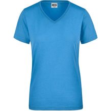 Ladies' Workwear T-Shirt - Strapazierfähiges und pflegeleichtes T-Shirt [Gr. XS] (aqua) (Art.-Nr. CA117549)