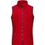 Ladies' Workwear Fleece Vest - Strapazierfähige Fleeceweste im Materialmix [Gr. M] (red/black) (Art.-Nr. CA117772)