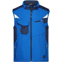 Workwear Softshell Vest - Professionelle Softshellweste mit hochwertiger Ausstattung [Gr. S] (royal/navy) (Art.-Nr. CA118224)