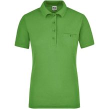 Ladies' Workwear Polo Pocket - Pflegeleichtes und strapazierfähiges Polo mit Brusttasche [Gr. XS] (lime-green) (Art.-Nr. CA118748)