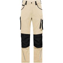 Workwear Pants Slim Line  - Spezialisierte Arbeitshose in schmalerer Schnittführung mit funktionellen Details [Gr. 26] (stone/black) (Art.-Nr. CA119504)