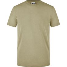 Men's Workwear T-Shirt - Strapazierfähiges und pflegeleichtes T-Shirt [Gr. 4XL] (stone) (Art.-Nr. CA120074)