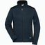 Ladies' Knitted Workwear Fleece Jacket - Pflegeleichte Strickfleece Jacke im Materialmix [Gr. L] (navy/navy) (Art.-Nr. CA120215)