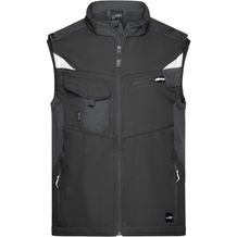 Workwear Softshell Vest - Professionelle Softshellweste mit hochwertiger Ausstattung [Gr. 5XL] (black/black) (Art.-Nr. CA120231)