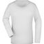 Ladies' Stretch Shirt Long-Sleeved - Langarm Shirt aus weichem Elastic-Single-Jersey [Gr. XL] (white) (Art.-Nr. CA120481)