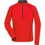 Ladies' Sports Shirt Longsleeve - Langarm Funktionsshirt für Fitness und Sport [Gr. L] (bright-orange/black) (Art.-Nr. CA120485)