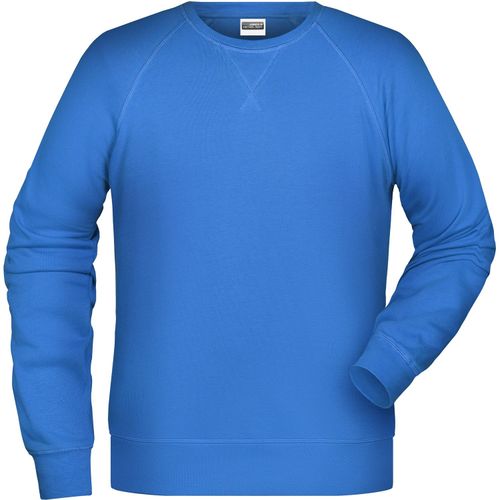 Men's Sweat - Klassisches Sweatshirt mit Raglanärmeln [Gr. 5XL] (Art.-Nr. CA120518) - Hochwertige French Terry-Qualität, 85...