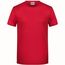 Men's-T - T-Shirt mit trendigem Rollsaum [Gr. 3XL] (Art.-Nr. CA120891)