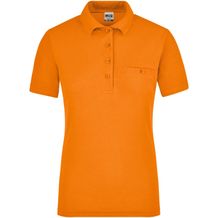 Ladies' Workwear Polo Pocket - Pflegeleichtes und strapazierfähiges Polo mit Brusttasche [Gr. 3XL] (orange) (Art.-Nr. CA121390)