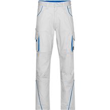Workwear Pants - Funktionelle Hose im sportlichen Look mit hochwertigen Details [Gr. 28] (white/royal) (Art.-Nr. CA121464)