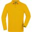 Men's Workwear Polo Pocket Longsleeve - Pflegeleichtes und strapazierfähiges Langarm Polo mit Brusttasche [Gr. L] (gold-yellow) (Art.-Nr. CA122725)