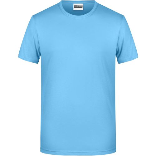 Men's Basic-T - Herren T-Shirt in klassischer Form [Gr. XL] (Art.-Nr. CA122924) - 100% gekämmte, ringgesponnene BIO-Baumw...